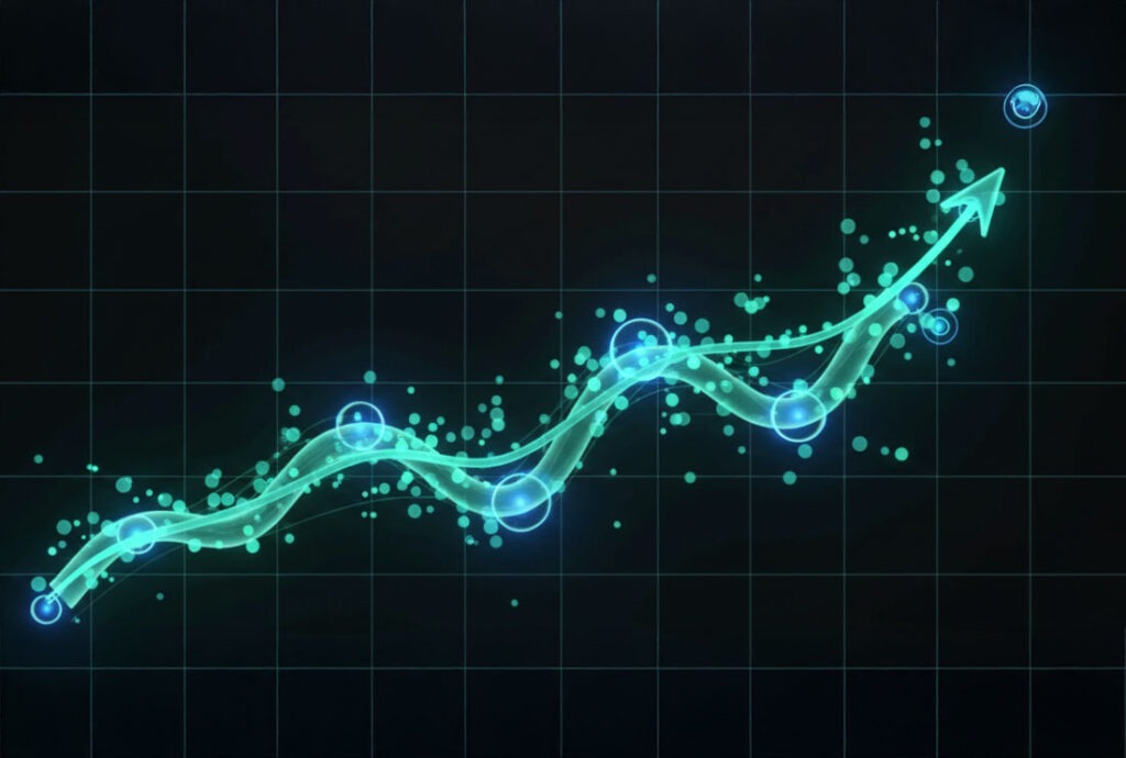 gráficos representando crecimiento sostenible y cómo escalar eficientemente